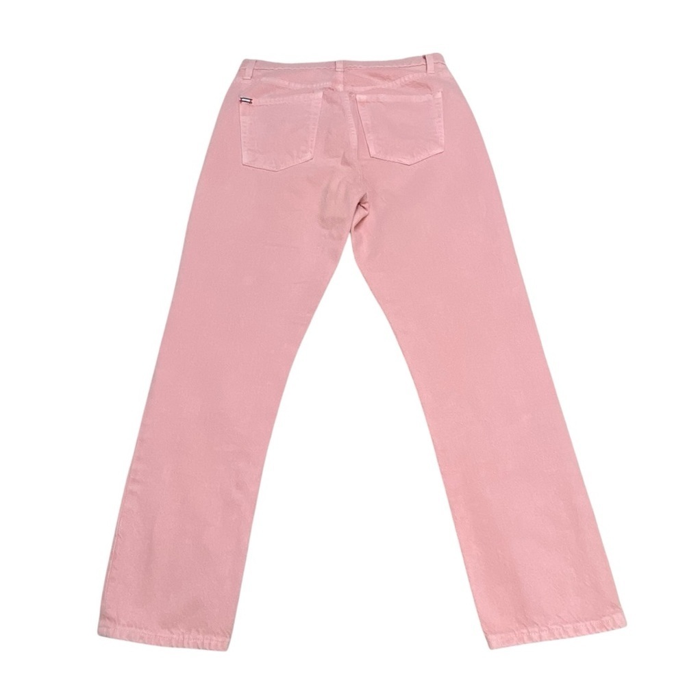 Alice + Olivia AO.LA Pink High Rise Girlfriend Jeans 28 Blush Straight Leg - Picture 7 of 12